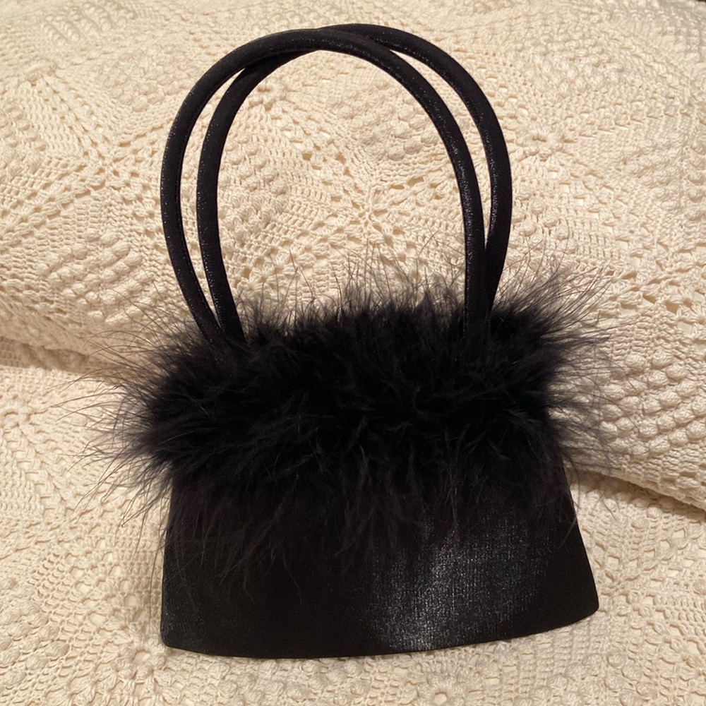 Black evening bag